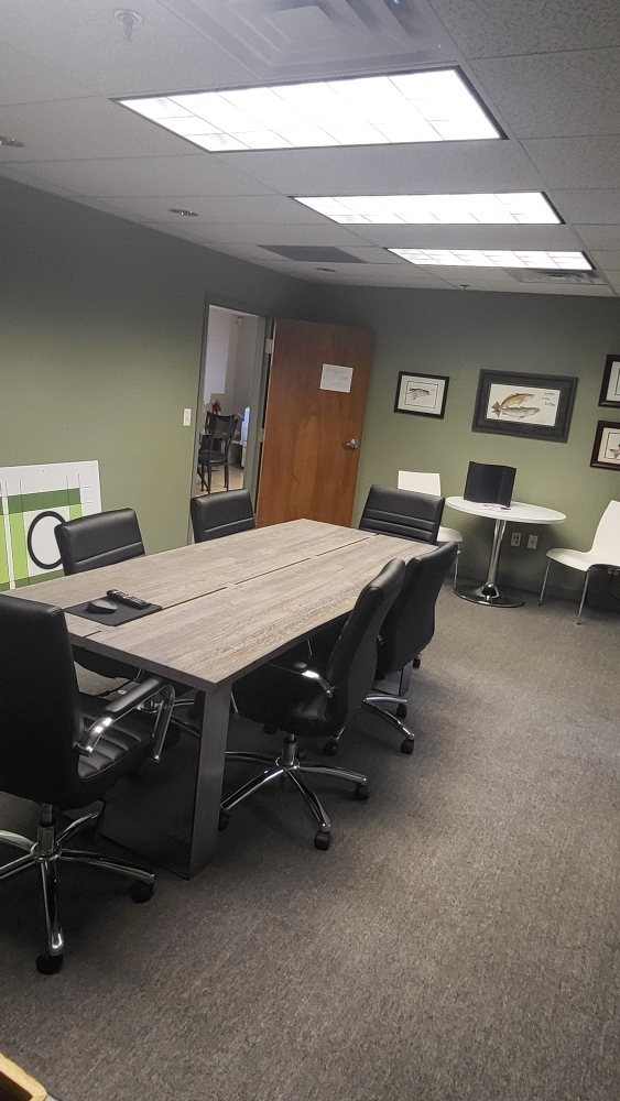 Clean office conference room
