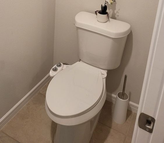 Clean condo bathroom